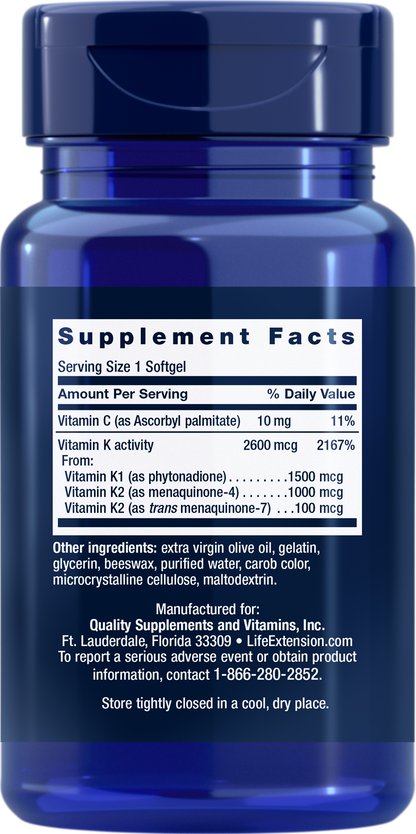 Life Extension Super K 90 Softgels