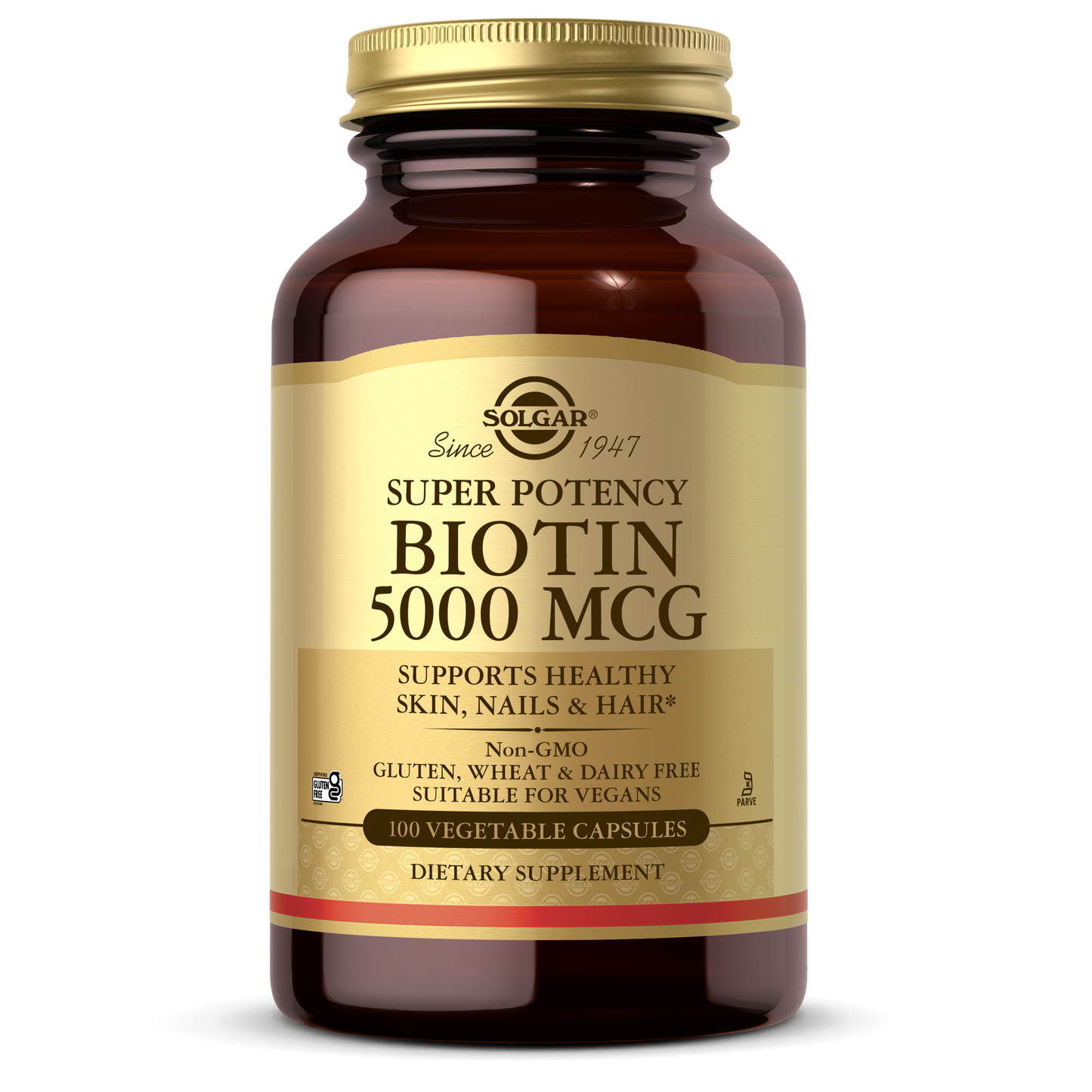 Solgar Biotin 5000 Mcg 100 Capsules