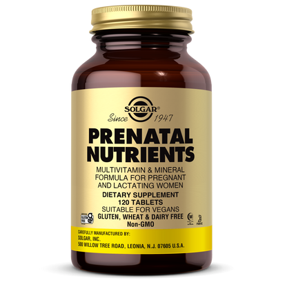 Solgar Prenatal Nutrients 120 Tablets