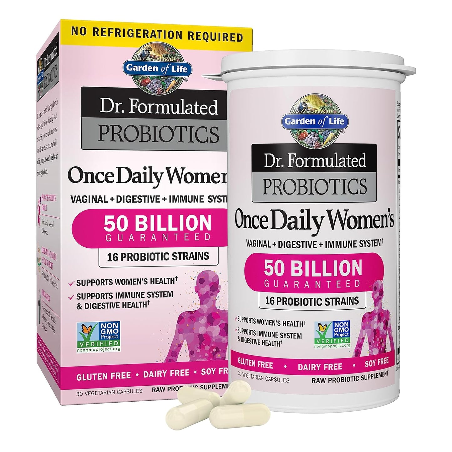 Garden of Life Dr. Formulated Probiotics Once Daily Women's - 50 billion - 30 Vegetarian Capsules