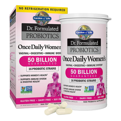 Garden of Life Dr. Formulated Probiotics Once Daily Women's - 50 billion - 30 Vegetarian Capsules