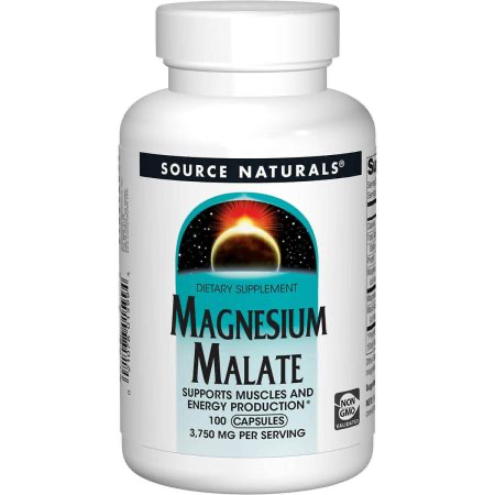 Source Naturals Magnesium Malate 625 mg 100 Capsules