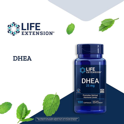 Life Extension DHEA 25 mg 100 Capsules