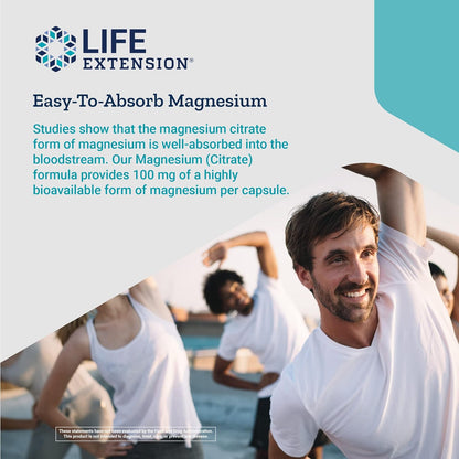 Life Extension Magnesium Citrate 100mg - 100 capsules