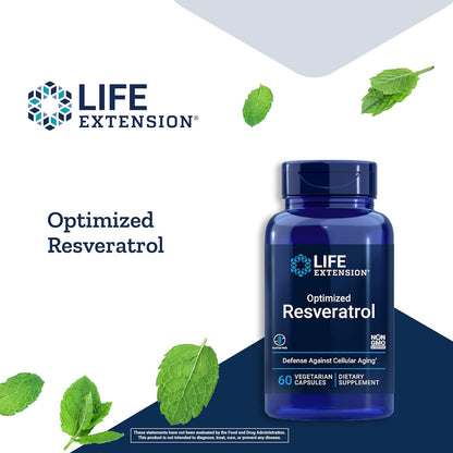 Life Extension Optimized Resveratrol EliteTM 60 Veg Capsules