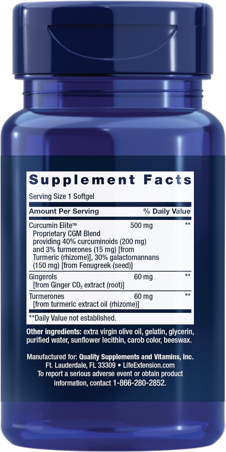 Life Extension Advanced Curcumin Elite 30 Softgels