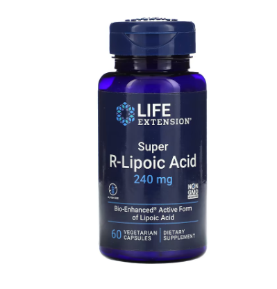 Life Extension Super R-Lipoic Acid 240 mg 60 count