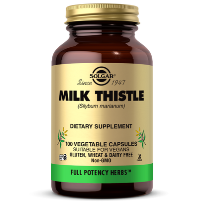 Solgar Milk Thistle 100 Vegetable Capsules