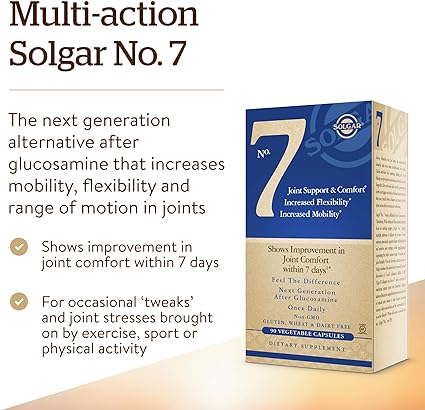 Solgar No.7 Advanced Joint Support Complex 30 Vegetable Capsules