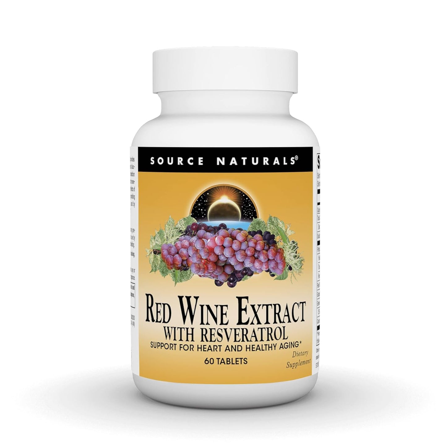 Source Naturals Red Wine Extract with Resveratrol 60 Tablets