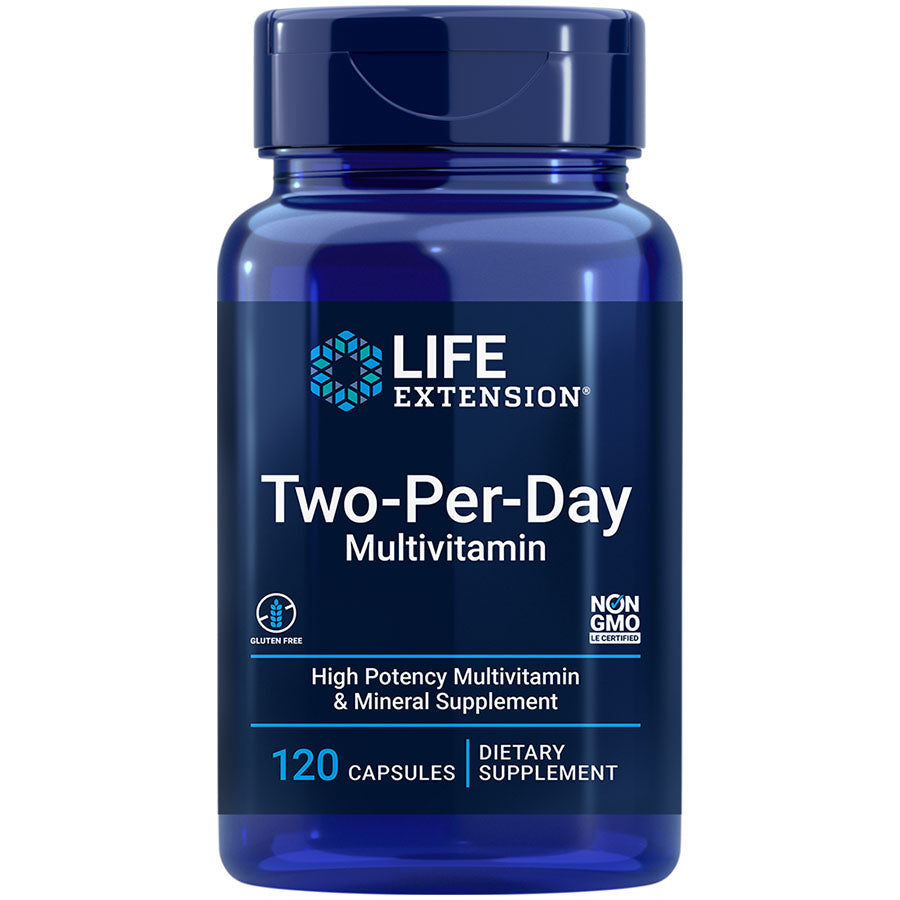 Life Extension Two-Per-Day Multivitamin 120 Capsules