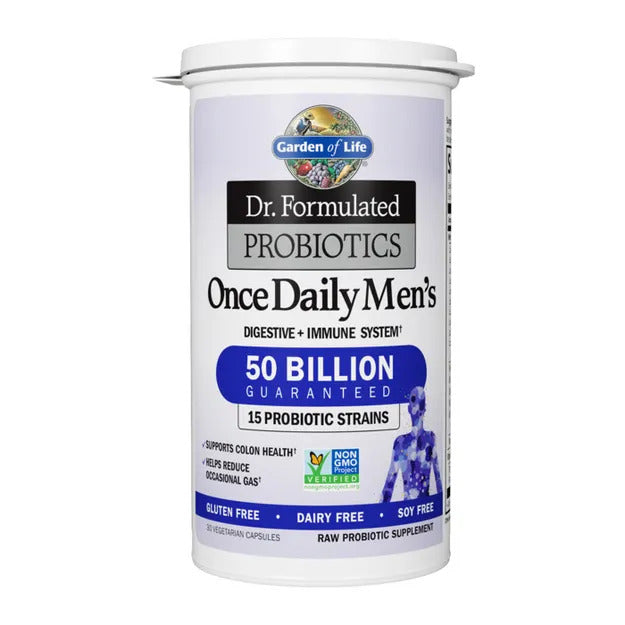 Garden of Life Dr. Formulated Probiotics Once Daily Men's 50 billion - 30 Vegetarian Capsules