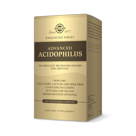 Solgar Probiotic Advanced Acidophilus, 100 Vegetable Capsules