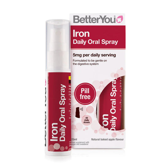 BetterYou Iron Oral Spray 5 mg 25 ml