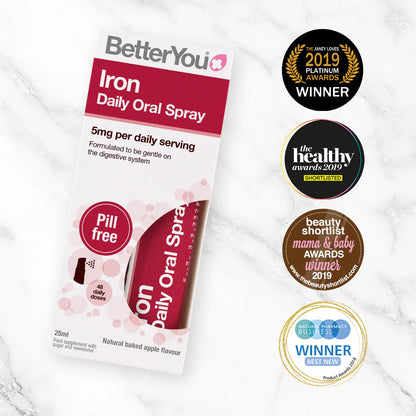 BetterYou Iron Oral Spray 5 mg 25 ml