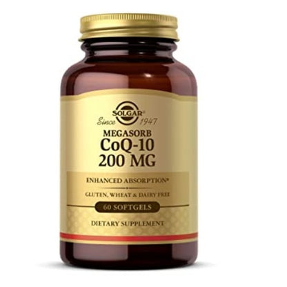 Solgar Megasorb Coq-10 200 MG, 60 Softgels