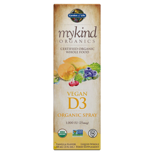 Garden of life mykind Organics Vitamin D3 Organic Spray 1,000 IU (2fl oz) 58 ml