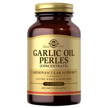 Solgar Garlic Oil Perles Concentrate, 250 Softgels