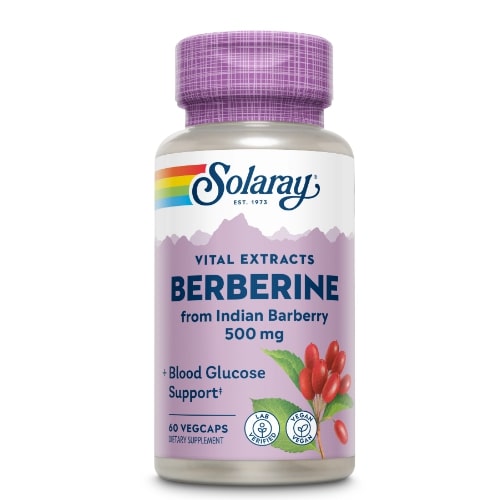 Solaray Berberine 500 MG - 60 Vegetable Capsules